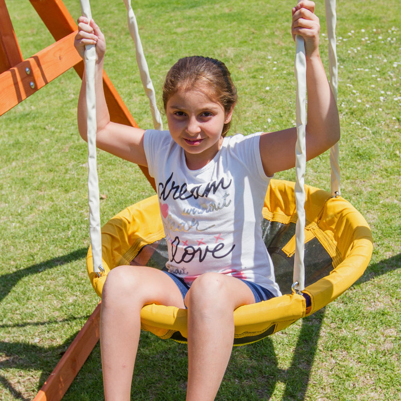 Sportspower Grand Mesa Wooden Swing Set with Lifetime Warranty on 8